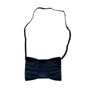 Jim Thompson Bow Bag Formal Clutch Satin Prom Dance Party Wedding Formal